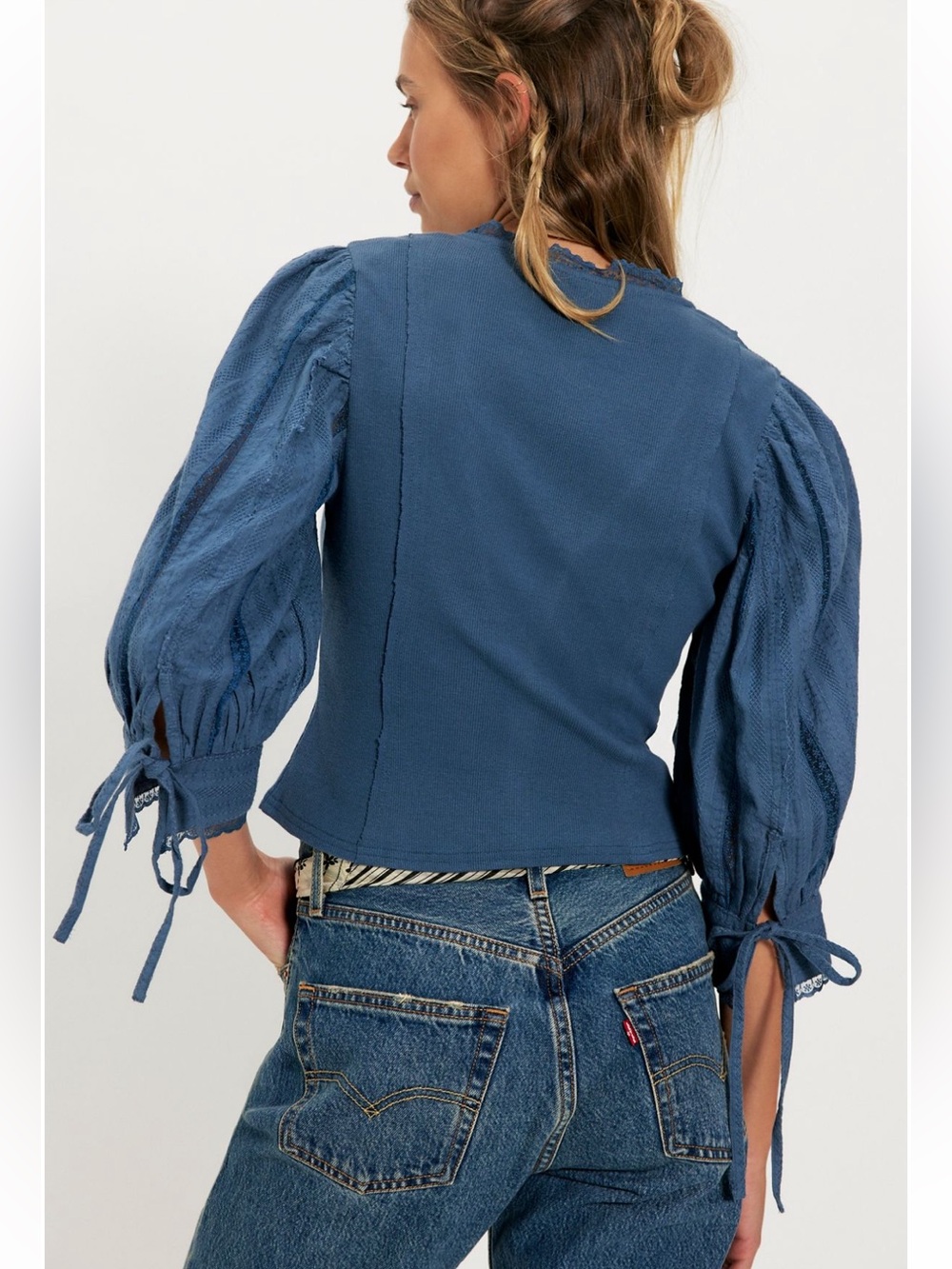 Free People Sumner Lace Blouse - Picture 2 of 5